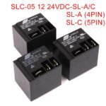 Relais de Puissance SLC – 30A (5V / 12V / 24V – SL-A 4 Pins & SL-C 5 Pins)