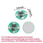 BMS 1S 3.7V – 2.5A/ 3A / 12A / 15A / 20A /25A 🔋 Carte de Protection – Li-ion avec Équilibrage – Image 8
