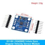 Modules CPTEUR IMU, Accéléromètres, Gyroscopes et Magnétomètres  : HW-664 (LIS3DSH), GY-50 (L3G4200D), GY-61 (ADXL335), GY-271 / GY-273 (HMC5883L / QMC5883L), GY-521 (MPU-6050), GY-BMI160 (BMI160), GY-511 (LSM303DLHC), GY-6500 (MPU-6500), GY-9250 / GY-91 (MPU-9250 + BMP280) – Image 12