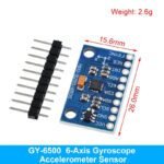 Modules CPTEUR IMU, Accéléromètres, Gyroscopes et Magnétomètres  : HW-664 (LIS3DSH), GY-50 (L3G4200D), GY-61 (ADXL335), GY-271 / GY-273 (HMC5883L / QMC5883L), GY-521 (MPU-6050), GY-BMI160 (BMI160), GY-511 (LSM303DLHC), GY-6500 (MPU-6500), GY-9250 / GY-91 (MPU-9250 + BMP280) – Image 5