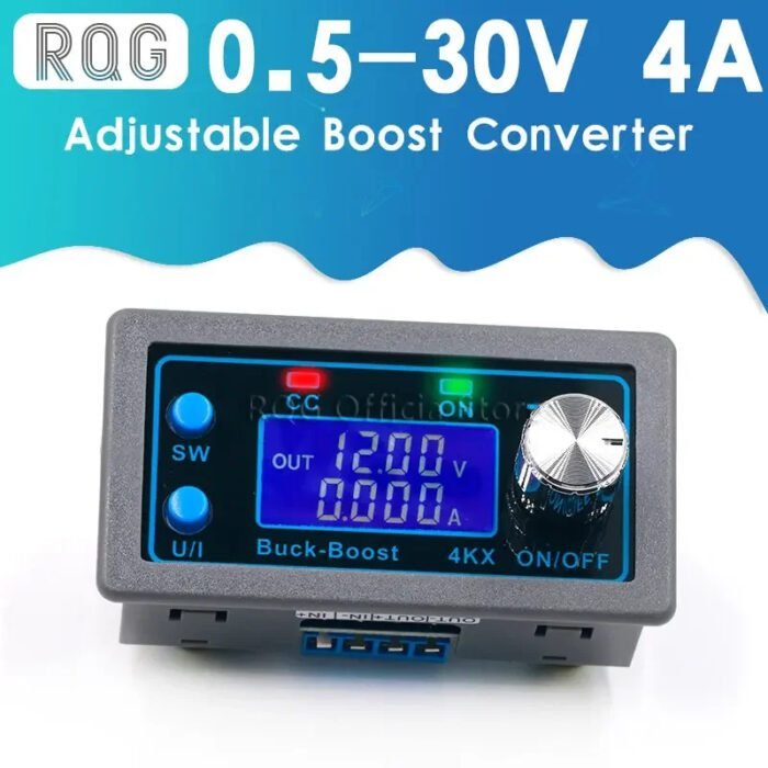 ZK-4KX CNC DC-DC Buck Boost Converter Module CC CV Voltage Regulator 0.5-30V 4A