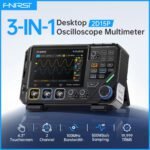 Oscilloscope Numérique FNIRSI 2D15P 3-en-1 – 2 Canaux 100 MHz, Multimètre True RMS & Générateur de Signal, Écran Tactile – Image 2