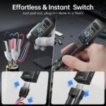 FNIRSI® LCR-ST2 Plus 100K — Mesureur LCR & ESR pince numérique 2-en-1 – Image 4