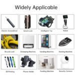 Micro moteur à engrenages N20 avec boîte de vitesses en métal 3V, 6V, 12V,   / 30.. TO ..1000  tr/min – Image 11