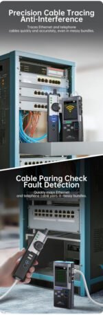 📡 FNIRSI LPM-10A – Testeur de Câbles Intelligent RJ45 / RJ11 – Image 5