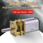 Micro moteur à engrenages N20 avec boîte de vitesses en métal 3V, 6V, 12V,   / 30.. TO ..1000  tr/min – Image 17