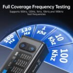 FNIRSI® LCR-ST2 Plus 100K — Mesureur LCR & ESR pince numérique 2-en-1 – Image 6