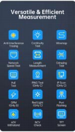 📡 FNIRSI LPM-10A – Testeur de Câbles Intelligent RJ45 / RJ11 – Image 3