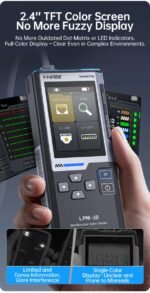 📡 FNIRSI LPM-10A – Testeur de Câbles Intelligent RJ45 / RJ11 – Image 4