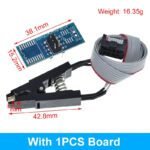 Adaptateur de Programmeur CH341A + Accessoires (SOIC8 / SOP8 / Clip / Câble / 1.8 V) – Image 8