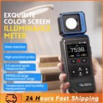 FNIRSI FPM-02 Luxmètre Compteur d’éclairement, température & humidité 3-en-1