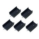 Dissipateur Thermique en Aluminium – Refroidissement Radiateur pour IC & Transistors TO-220 (Noir) – Image 5