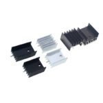 Dissipateur Thermique en Aluminium – Refroidissement Radiateur pour IC & Transistors TO-220 (Noir) – Image 2