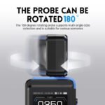 FNIRSI FPM-02 Luxmètre Compteur d’éclairement, température & humidité 3-en-1 – Image 7