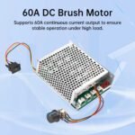 Régulateur de vitesse Moteur DC Contrôleur PWM Haute Puissance DC 10–55V / 40A /60A – Image 4