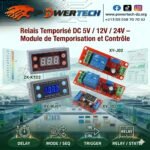 Relais Temporisé NE555 DC 5V / 12V / 24V – Module de Temporisation et Contrôle