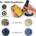 MS5 – Microscope Numérique WIFI USB 1000X Portable – Image 4