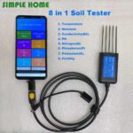 Testeur de Sol Haute Qualité PH/EC 8-en-1 – Détecteur Intelligent de Fertilité du Sol – Image 3