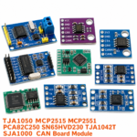modules CAN Bus (SN65HVD230, TJA1050, MCP2515, SJA1000, PCA82C250, TJA1042T, TJA1051T) et des convertisseurs TTL ↔ CAN