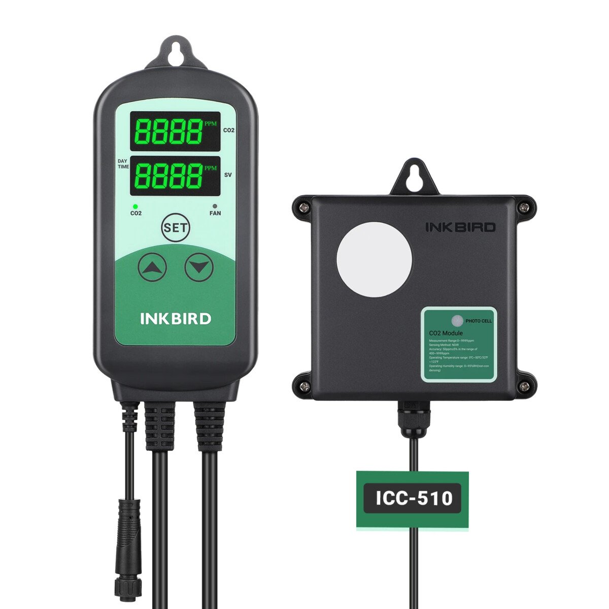 1 INKBIRD ICC-510 Contrôleur Intelligent de Dioxyde de Carbone CO₂ – Image 1