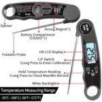 Thermomètre Numérique à Sonde Pliable – Image 2