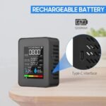 HOMEFISH – Testeur de Qualité de l'Air 5 en 1 🌡️ Température | 💧 Humidité | 🌿 CO₂ | 🏭 TVOC | ⚠️ HCHO – Image 8