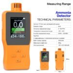 Détecteur numérique de gaz d'ammoniac NH3, testeur de qualité de l'air 0-100PPM – Image 7