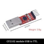 Module d'Interface USB vers TTL Série (CH340G / CP2102 /CP2102 /CP2112 /PL2303) – Image 33