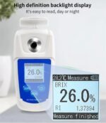 Réfractomètre Numérique Brix 32 % / 55 % – Testeur de Teneur en Sucre pour Jus, Boissons et Aliments – Image 3