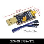 Module d'Interface USB vers TTL Série (CH340G / CP2102 /CP2102 /CP2112 /PL2303) – Image 8
