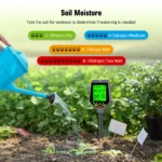 Testeur Numérique de Sol7 en 1  YY-1088-NY  pH, EC, Humidité, Température, Luminosité et Fertilité pour Jardin et Plantes – Image 8