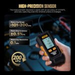 AUTOOL PT503 Manomètre Différentiel Numérique Portable Diagnostic automobile – Image 5
