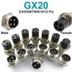 Connecteur d'Aviation GX20 – Connecteur Circulaire Rapide Ø20 mm