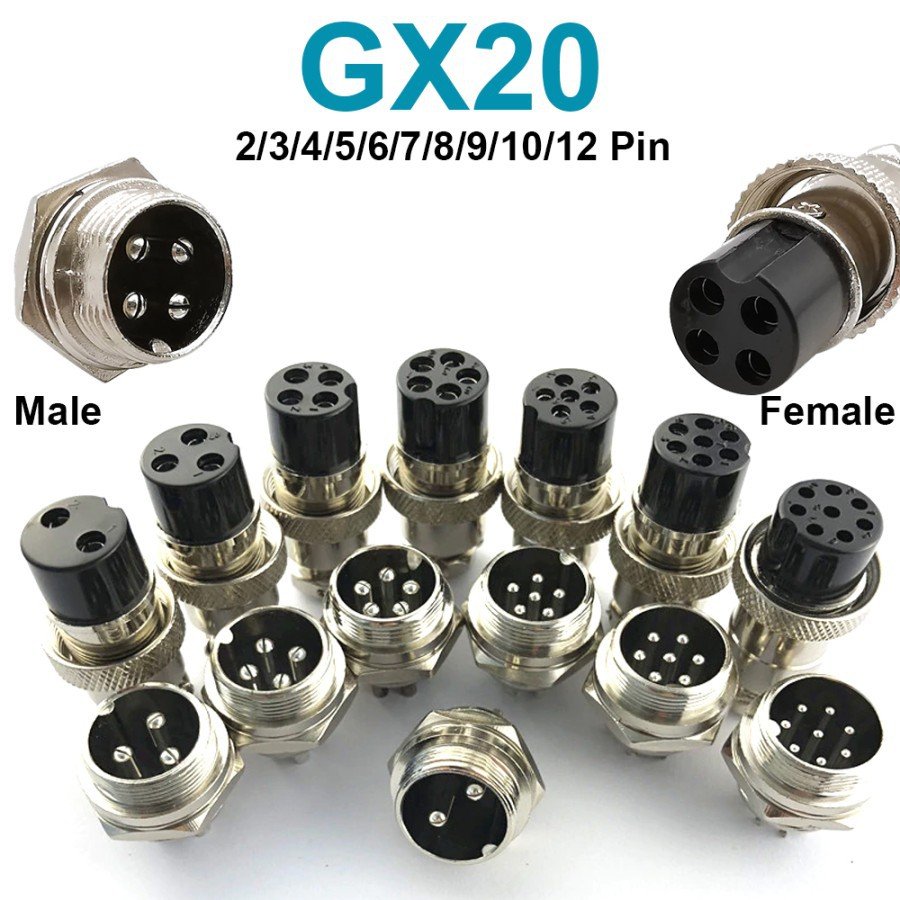 7a93702f2cf904a131f8474f07f29591-3785609903 Connecteur d'Aviation GX20 – Connecteur Circulaire Rapide Ø20 mm – Image 1