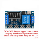 Modules Relais Temporisés et Systèmes de Commande Automatisés 🔌 (XY-WJ01)  (XY-XY02) (XY-WM01)  (T3230) (YL-21 / YL-72)  Double Transistor MOS (DC 5–36V) – Image 3