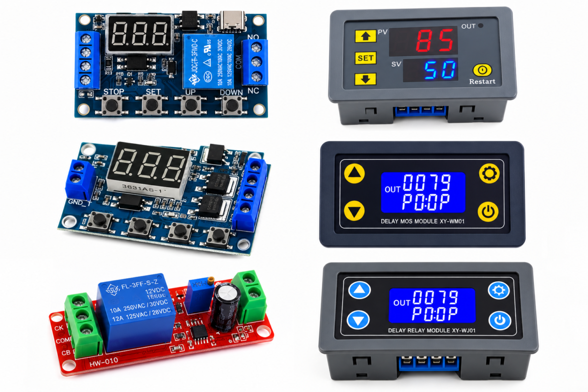 bf5f4aa8-e29a-48c4-bba2-1e0563931e20 Modules Relais Temporisés et Systèmes de Commande Automatisés 🔌 (XY-WJ01) (XY-XY02) (XY-WM01) (T3230) (YL-21 / YL-72) Double Transistor MOS (DC 5–36V) – Image 1