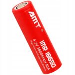 Batterie Rechargeable Li-Ion 18650 – 3800 mAh, 4,2 V (Rouge) – Image 2