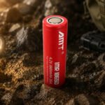 Batterie Rechargeable Li-Ion 18650 – 3800 mAh, 4,2 V (Rouge)