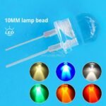 Lampe LED: 3 / 5 / 8 / 10 mm Transparente Chapeau de Paille Piranha , 4 broches broches 2 broches – Image 14