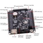 Carte de développement STM32F407VET6 – ARM Cortex-M4 + JTAG + TFT LCD 3.2 pouces avec écran tactile – Image 6