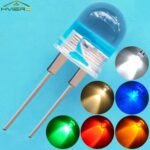 Lampe LED: 3 / 5 / 8 / 10 mm Transparente Chapeau de Paille Piranha , 4 broches broches 2 broches – Image 15