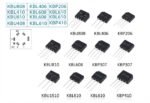 Gamme de Ponts de Diodes Redresseurs – Séries KBP, KBL & KBU