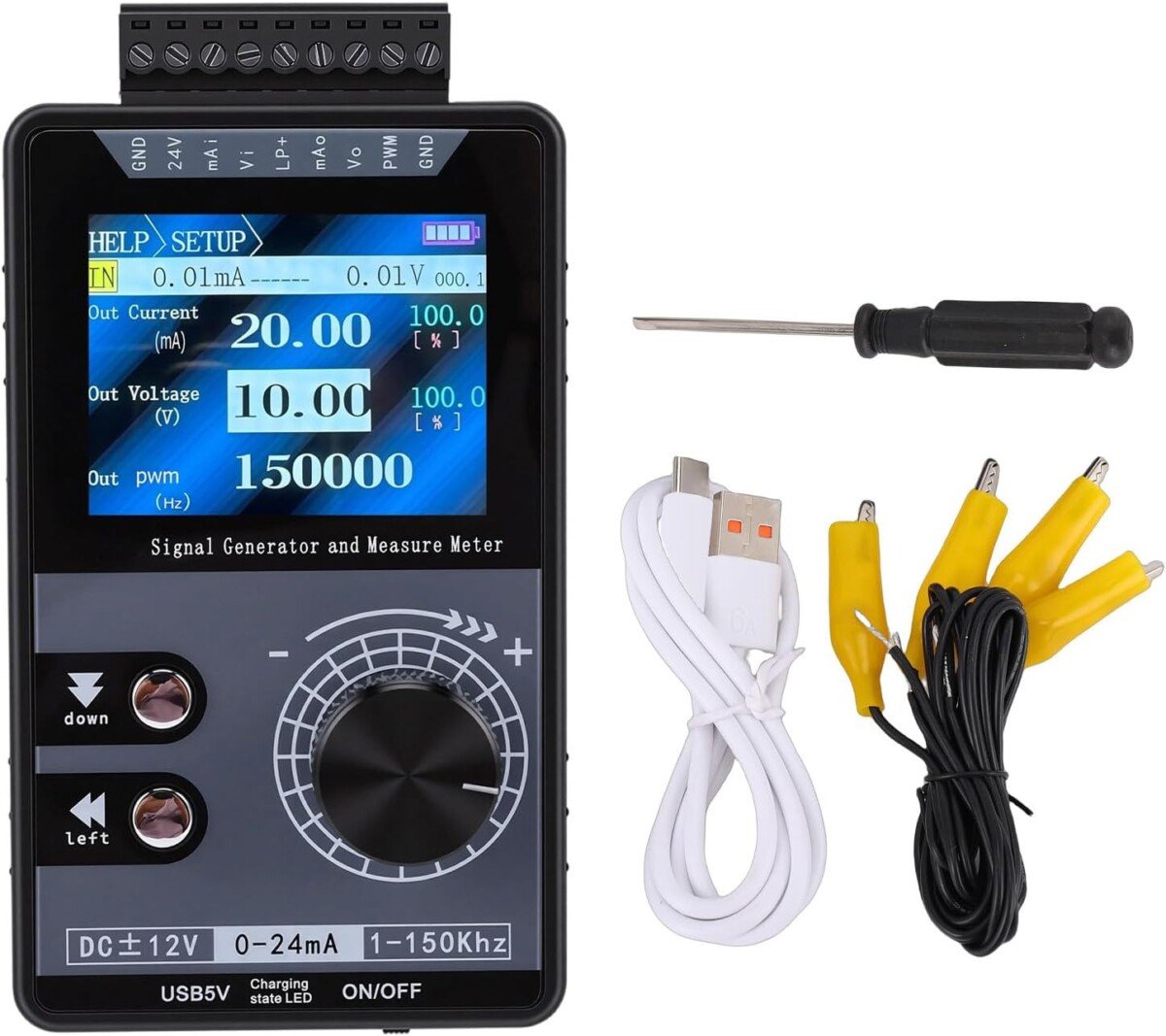 71PZYhzP0HL._AC_SL1500_ ⚡ Générateur de Signal Multifonction 💡 Courant 4–20 mA • Tension ±12 V • PWM 5 V – Image 1