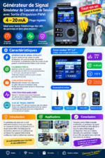 ⚡ Générateur de Signal Multifonction 💡 Courant 4–20 mA • Tension ±12 V • PWM 5 V – Image 11